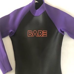 Bare full body wet suit 2.5mm | Women’s | Purple and black